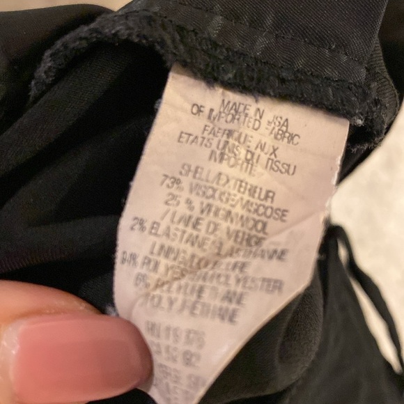 Helmut Lang Black Dress Pants Straight-Leg size 4 - Picture 6 of 6